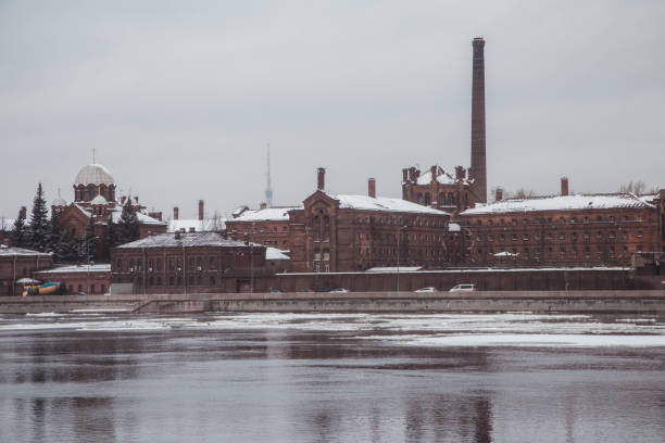 istock Old prison on the embankment. 1272635617