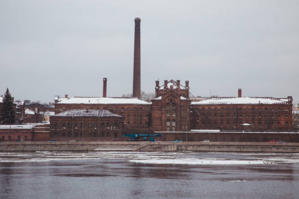 istock Old prison on the embankment. 1272635620