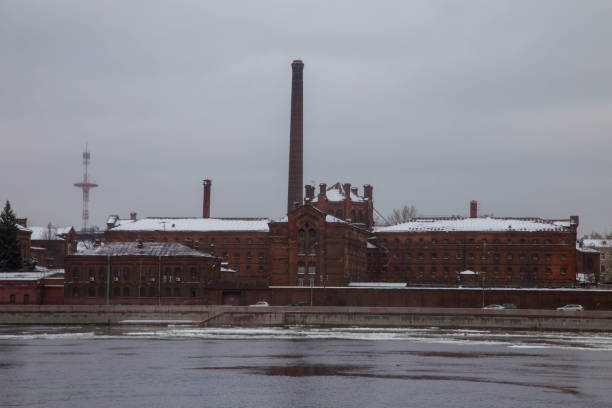 istock Old prison on the embankment. 1272635624