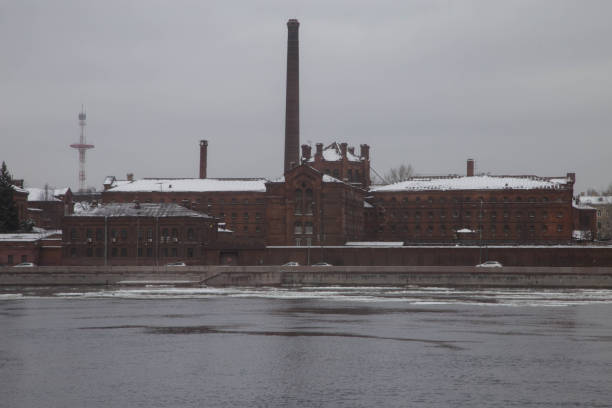 istock Old prison on the embankment. 1272635626