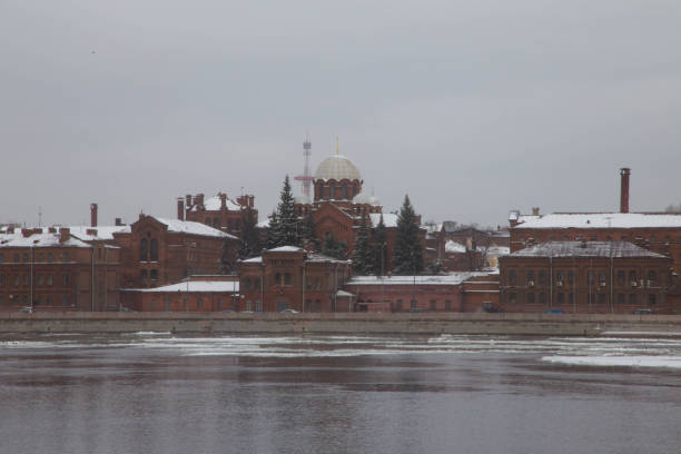 istock Old prison on the embankment. 1272635629