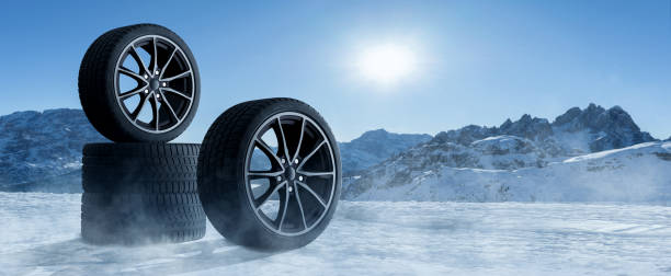 istock Winter car tires 1272647754