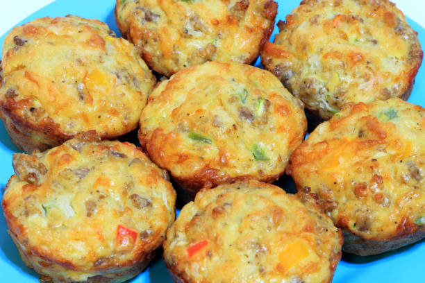 istock Healthy Sausage Vegetable Cheese Breakfast Muffins 1272661798
