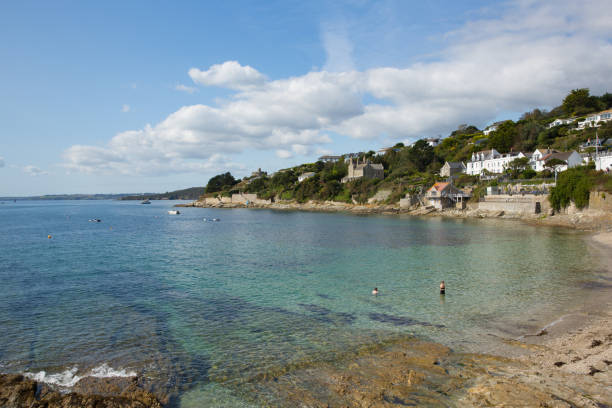 istock St Mawes Cornwall clear blue sea and Cornish coast Roseland Peninsula 1272665613