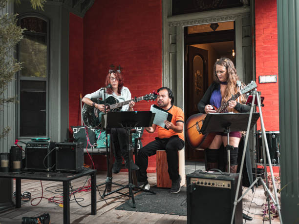 istock Band performing outdoor 1272671617