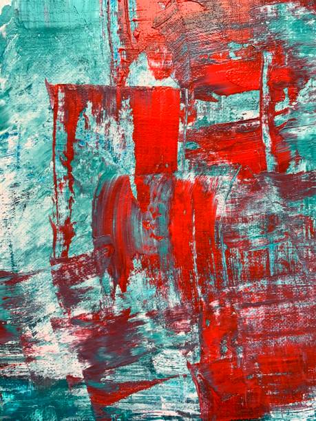 istock Acrylic Abstract Painting on Canvas 1272675134
