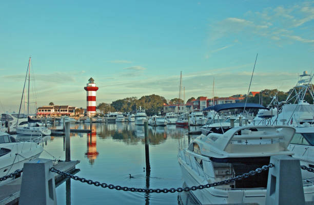 istock Lighthouse-Harbor Town-Hilton Head Island SC-Sunrise 1272681287