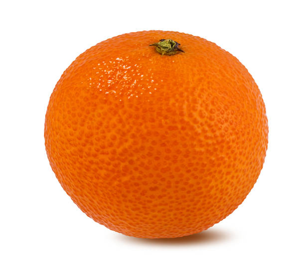 istock Mandarin orange isolated on white background with clipping path 1272684581