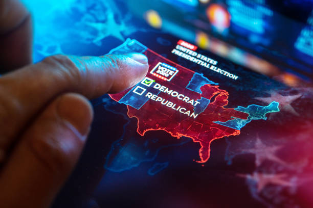 istock Vote for democratic party. 2020 Election 1272686066