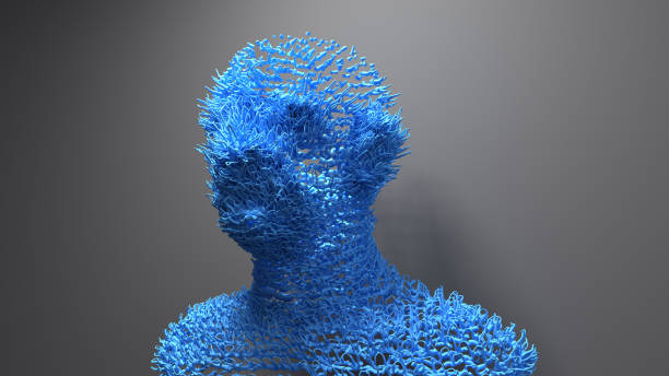 istock Facial recognition from DNA, identification or verification of unidentified biological material against facial images with known identity 1272686850