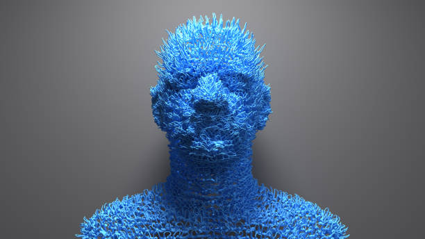 istock Facial recognition from DNA, identification or verification of unidentified biological material against facial images with known identity 1272686855