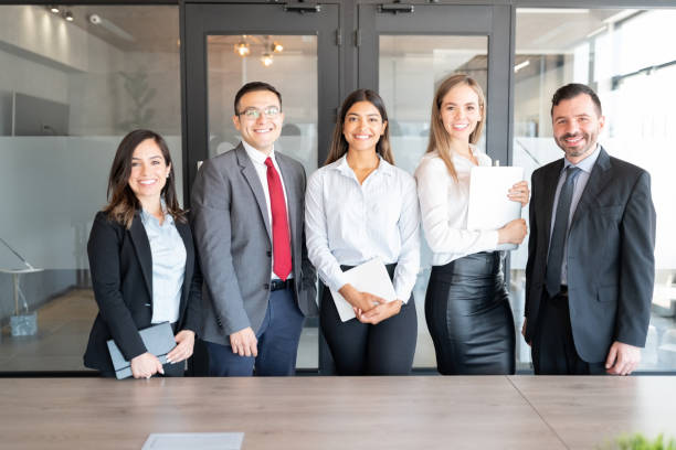 istock Portrait of a successful business team 1272686933