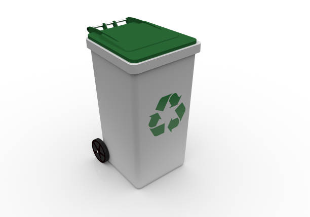 istock Plastic container for garbage of different types. Waste recycle management concept. 1272687815