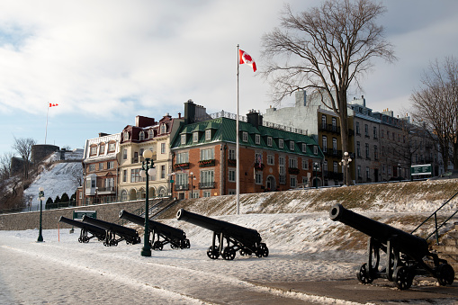 Cannons in Quebec City, Canada