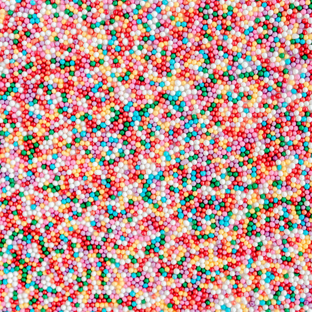 istock Flat lay, top view of multicolored, colorful texture 1272690600