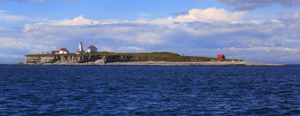 istock Panoramic view of Parrots Island, Mingan Archipelago in Quebec 1272700493