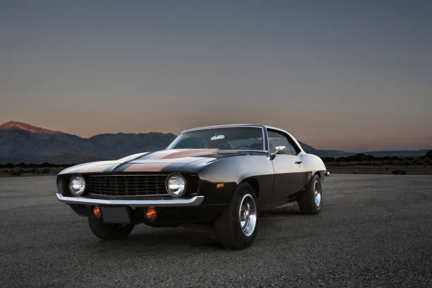 Performance Muscle Car stock photo
