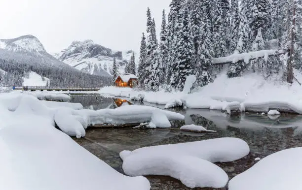 Photo of Mountain Lodge in Winter