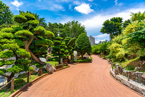 Chi Lin Nunnery is a large Buddhist temple complex located in Diamond Hill, Kowloon, Hong Kong.