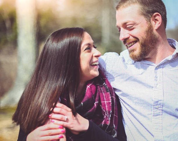 istock Close up happy couple outdoors together 1272716109