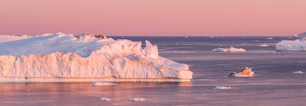 istock Global Warming and Climate Change - Icebergs from melting glacier in icefjord 1272719046