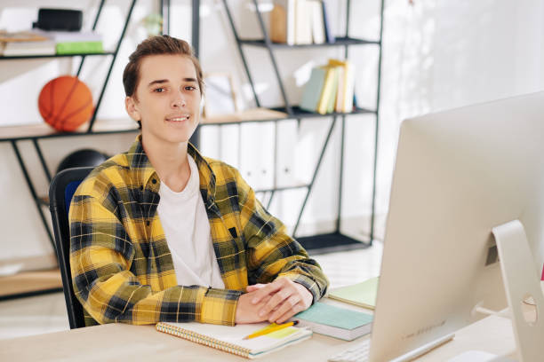 istock Teenage boy ready for lesson 1272723685