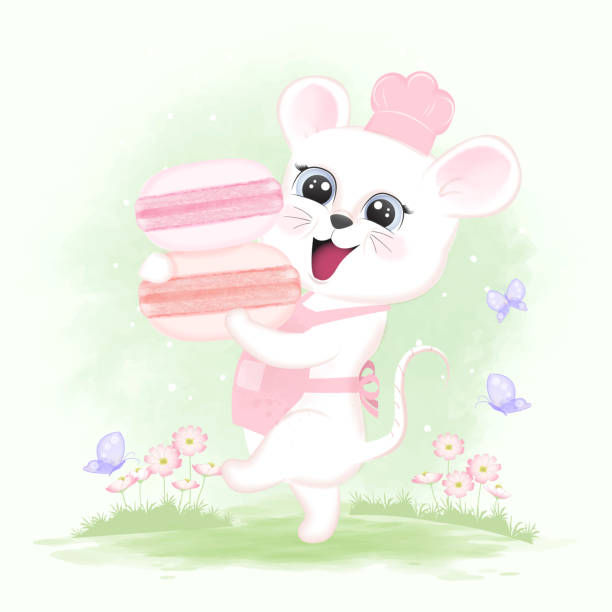 Ilustración de Ratón Bebé Con Macarrones Y Flores Del Cosmos Dibujado A Mano Dibujos Animados Acuarela Ilustración y más Vectores Libres de Derechos de Ratón de Ordenador - iStock Ilustración de Ratón Bebé Con Macarrones Y Flores Del Cosmos Dibujado A Mano Dibujos Animados Acuarela Ilustración y más Vectores Libres de Derechos de Ratón de Ordenador - iStock