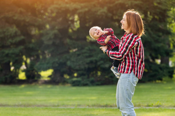 istock Happy young mother 1272733786