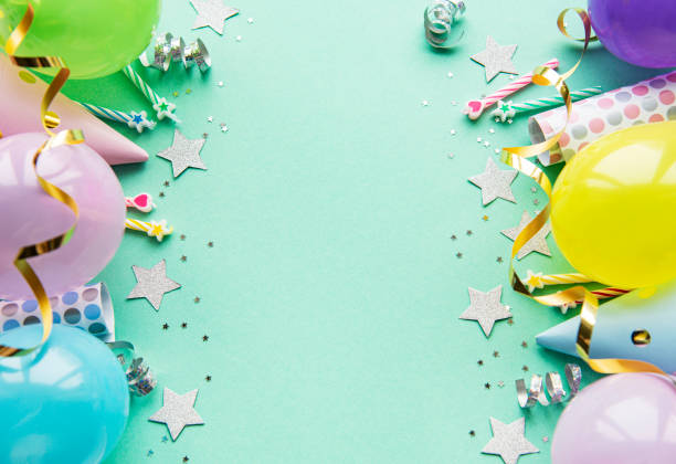 istock Happy birthday and party background 1272734976
