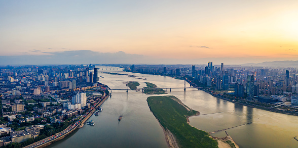 Cityscape of Nanchang, Jiangxi, China