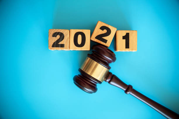 istock New year 2021 block and gavel 1272743090