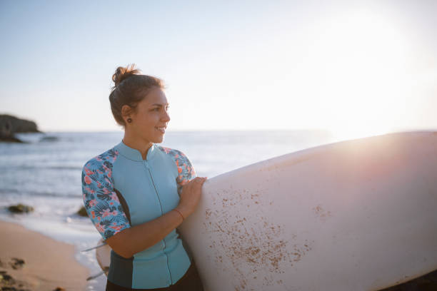 istock Portrait Of Female Surfer. 1272743507