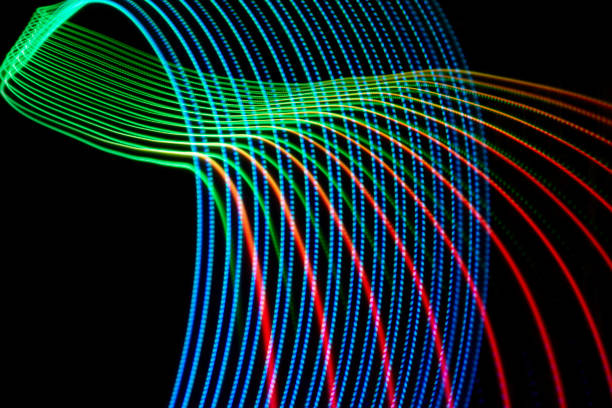 istock Abstract RGB led light painting trails background 1272746726