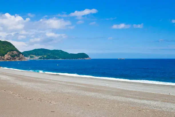 Lion Crag in Kumano, Mie, Japan, shshi rock,shishiiwa,rock,stone,black beach