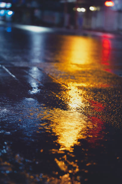 istock Rainy night in the city. 1272753590