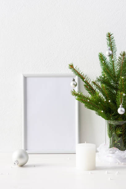 istock Christmas poster mock up 1272755772