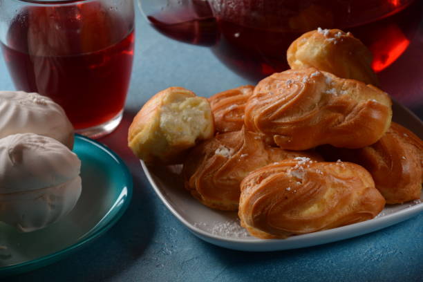 istock Traditional french dessert eclair with custard 1272759052
