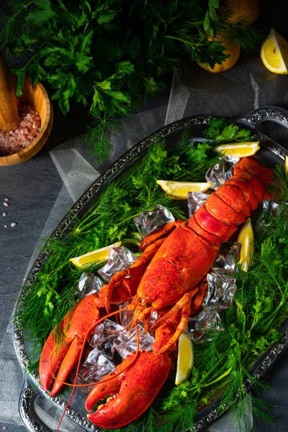 istock the cooked lobster on ice 1272759557