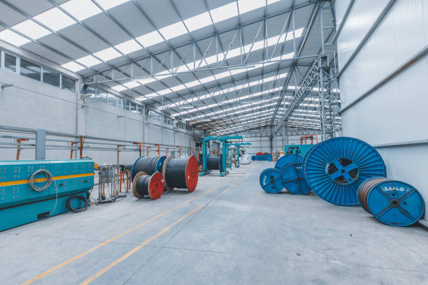 istock Empty manufacturing factory production line 1272768433