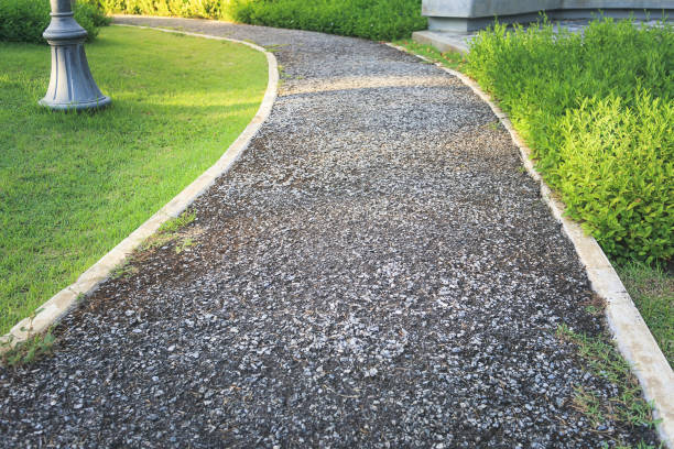 istock Walkway and bush in garden. 1272775479