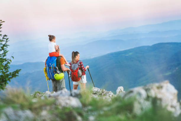 istock Family hiking 1272776391