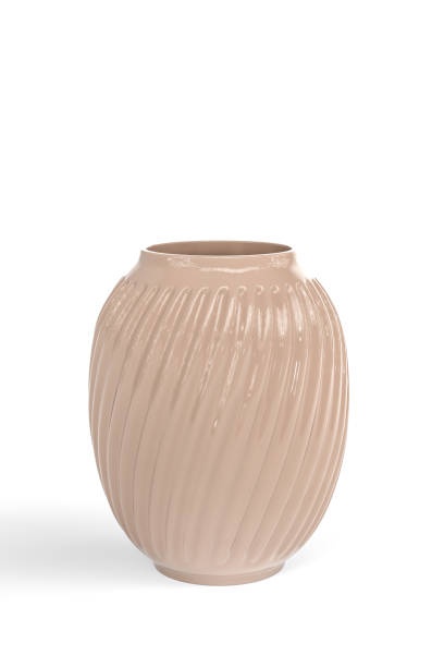 istock Round porcelain brown vase 1272776835