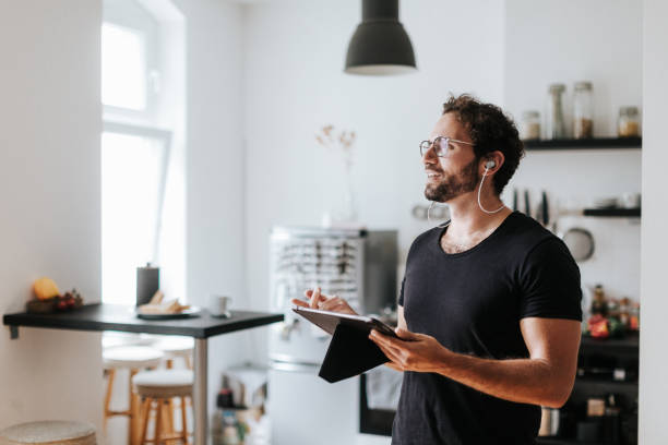 istock Adult man talking during conference call 1272782772
