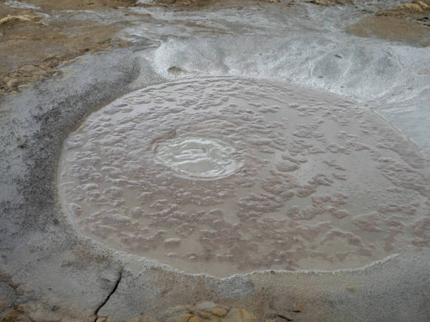 istock Mud close-up at Berca Mud Volcanoes, Romania 1272783343