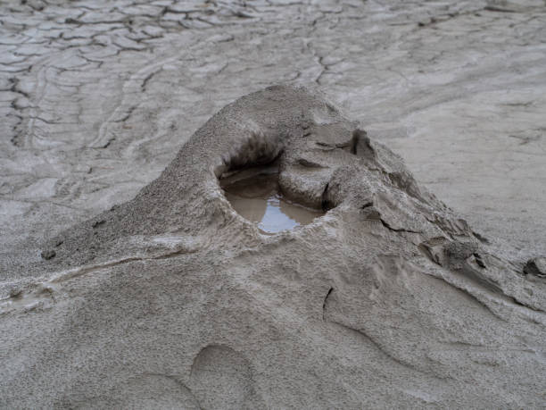 istock Mud close-up at Berca Mud Volcanoes, Romania 1272783434