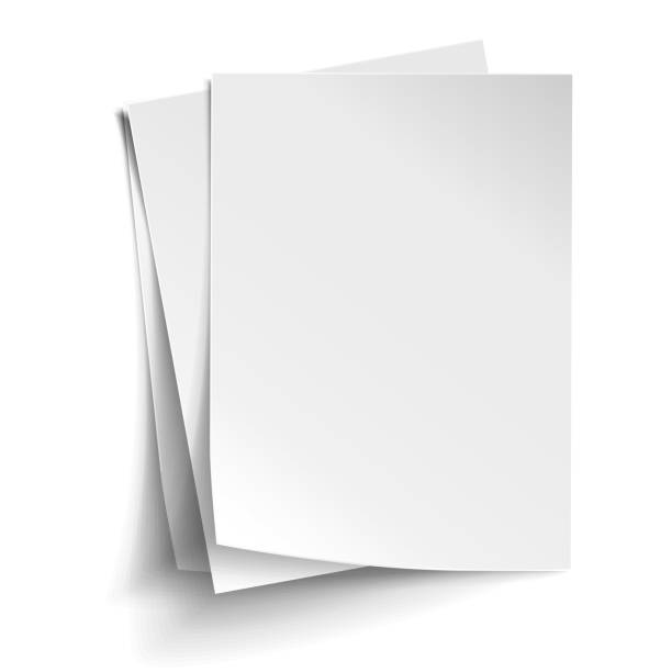 istock White sheets of A4 paper. Mock up of white note papers. Realistic vector illustration 1272795725