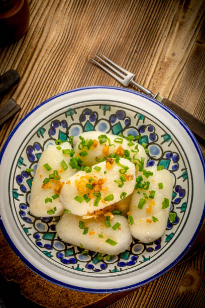 istock Potato dumplings stuffed with minced meat (kartacze). 1272796991