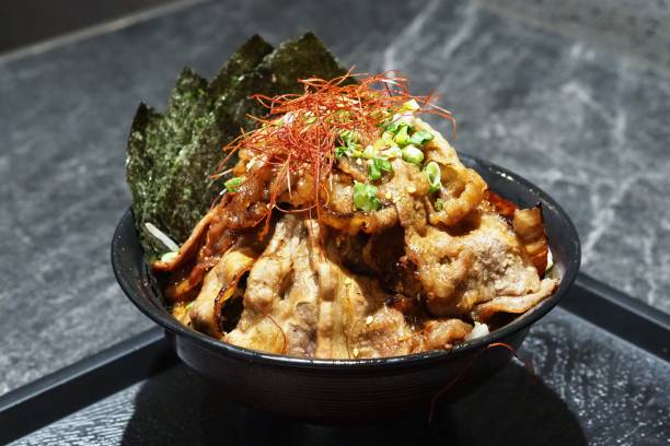 istock Yakiniku beef with rice on the table 1272797469