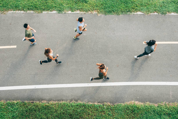 istock Friends jogging in the city 1272798886