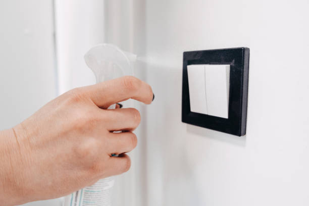 istock How to Disinfect Everything, Coronavirus Home Cleaning. How long does the coronavirus last on surfaces. Disinfection, cleaning and washing of door handles. Prevention of coronavirus infection 1272803689